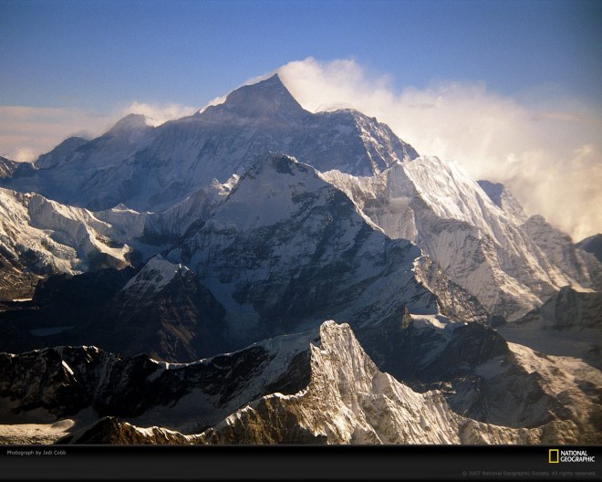 Mount Everest. (Copyright National Geographic Website).